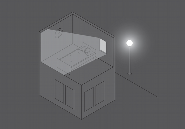 LIGHT TRESPASS - disturbs sleep and human hormone balance.